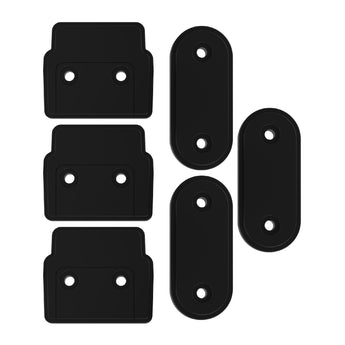 Paw Proof Retractable Dog Gate - Spacers Kit - Black / 3 Pack - Hakuna Pets