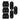 Paw Proof Retractable Dog Gate - Spacers Kit - Black / 3 Pack - Hakuna Pets