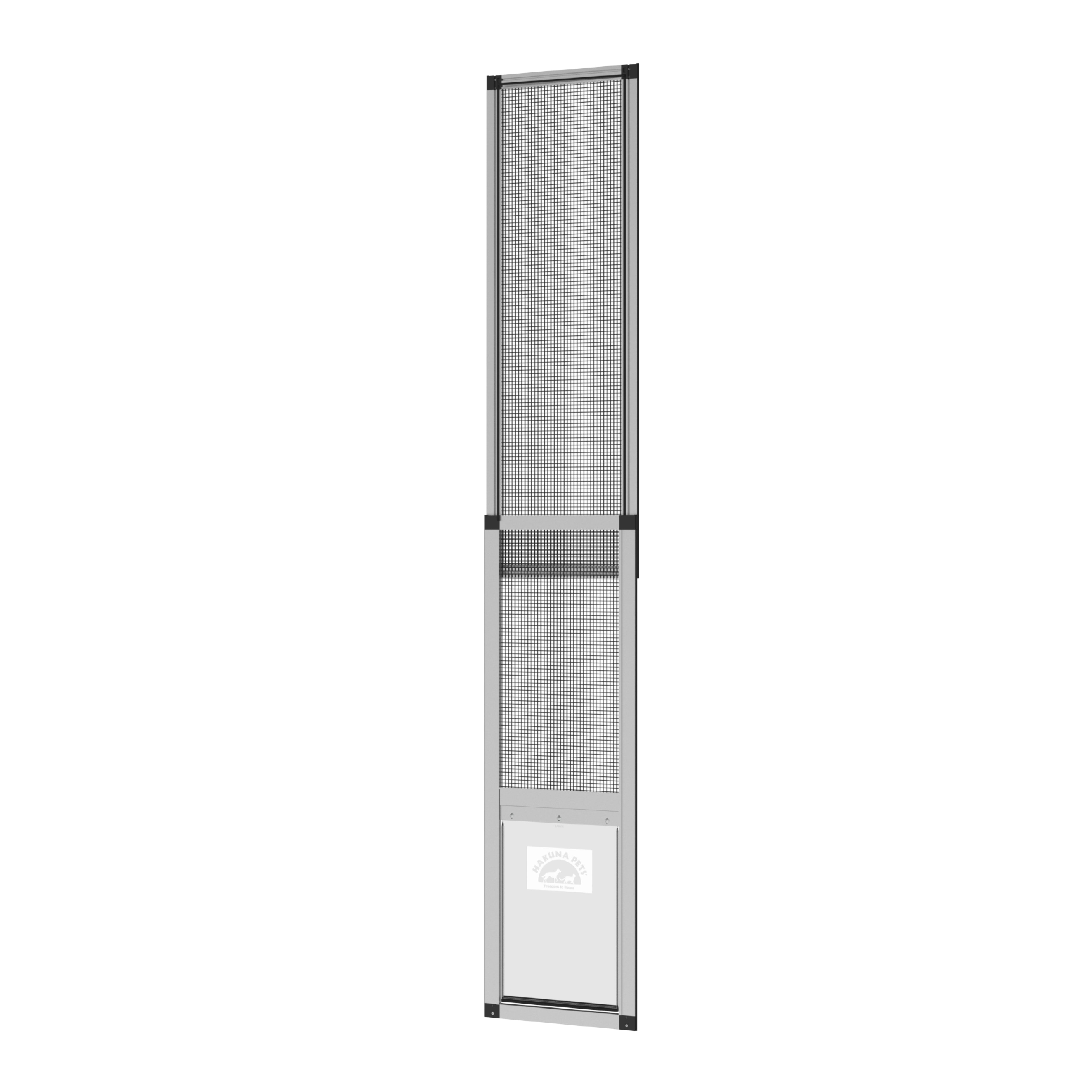 Mesh Patio Pet Door (2025) + Clear Weather Resistant Panel - Large