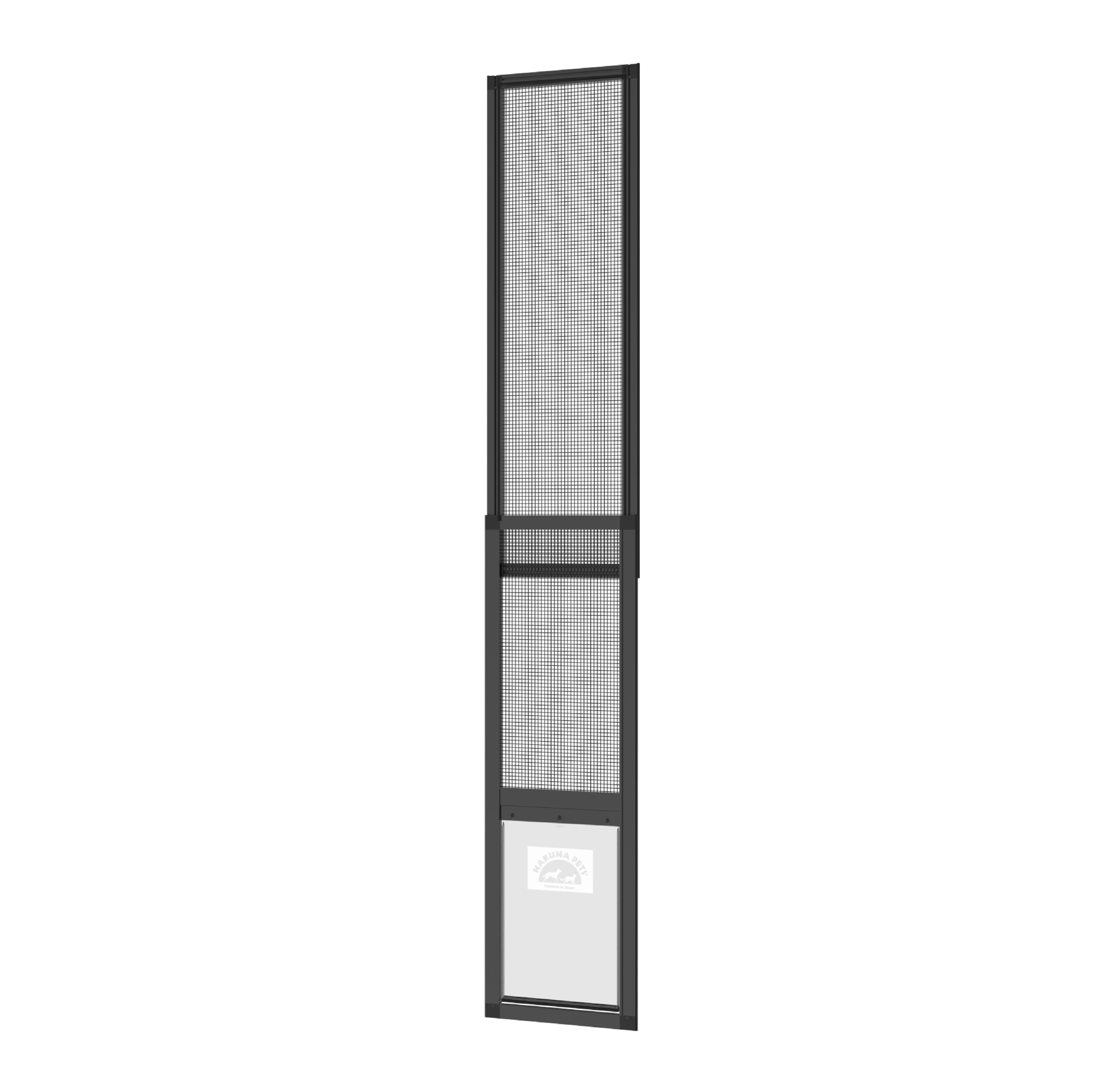 Mesh Patio Pet Door (2025) + Clear Weather Resistant Panel - Large