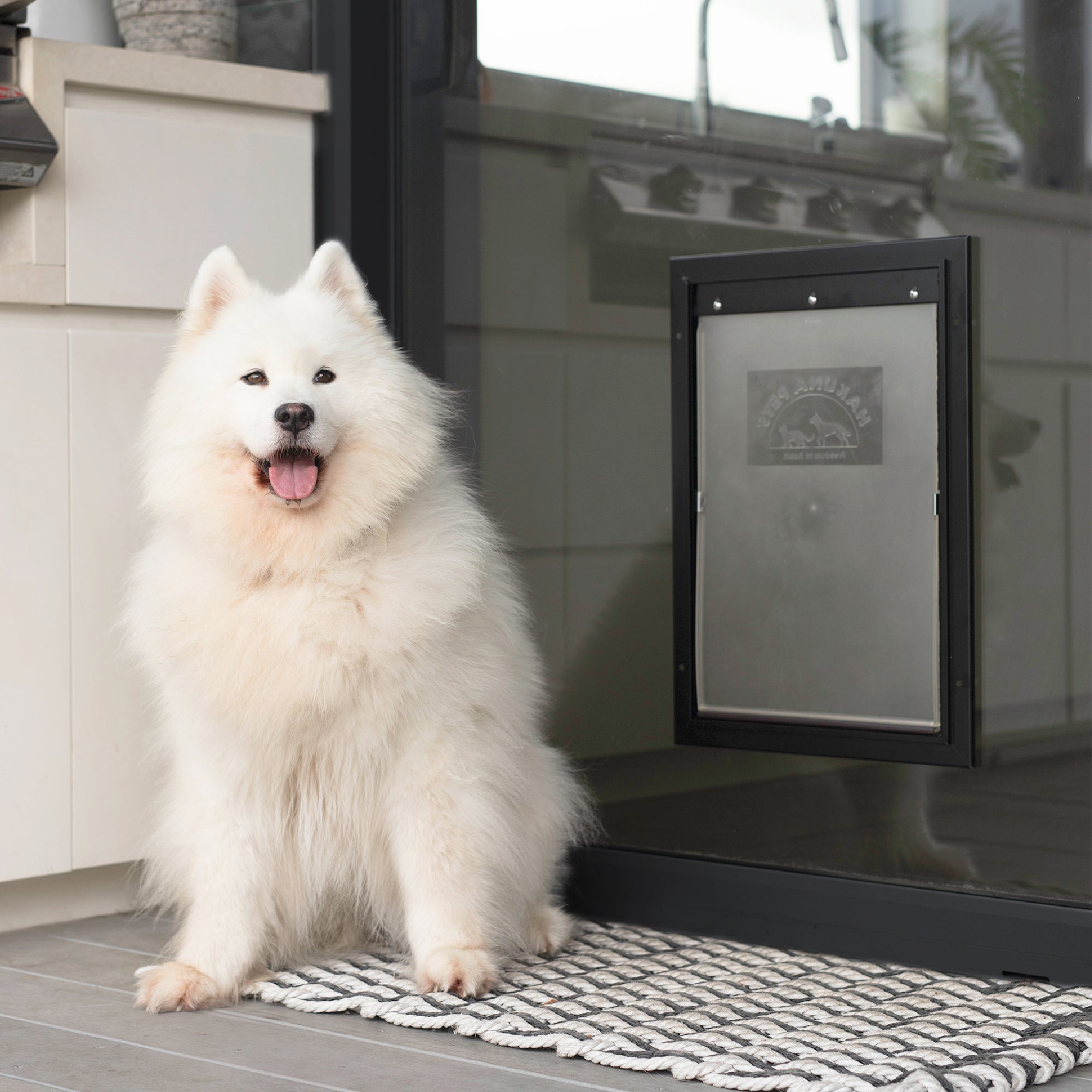 Deluxe Aluminum Pet Door - Large