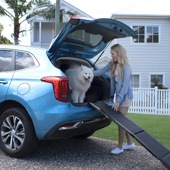 Deluxe Aluminum Pet Ramp - Hakuna Pets